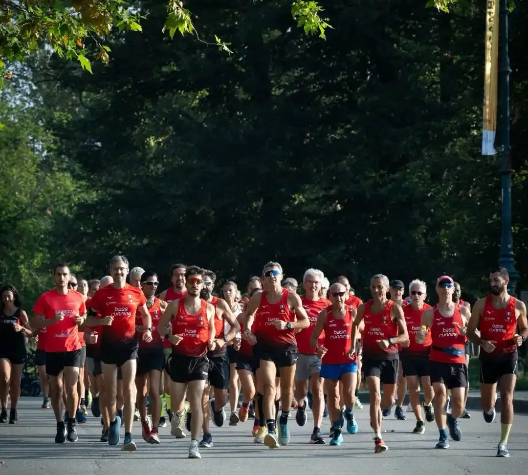 The Base Running group training in Valentino Park