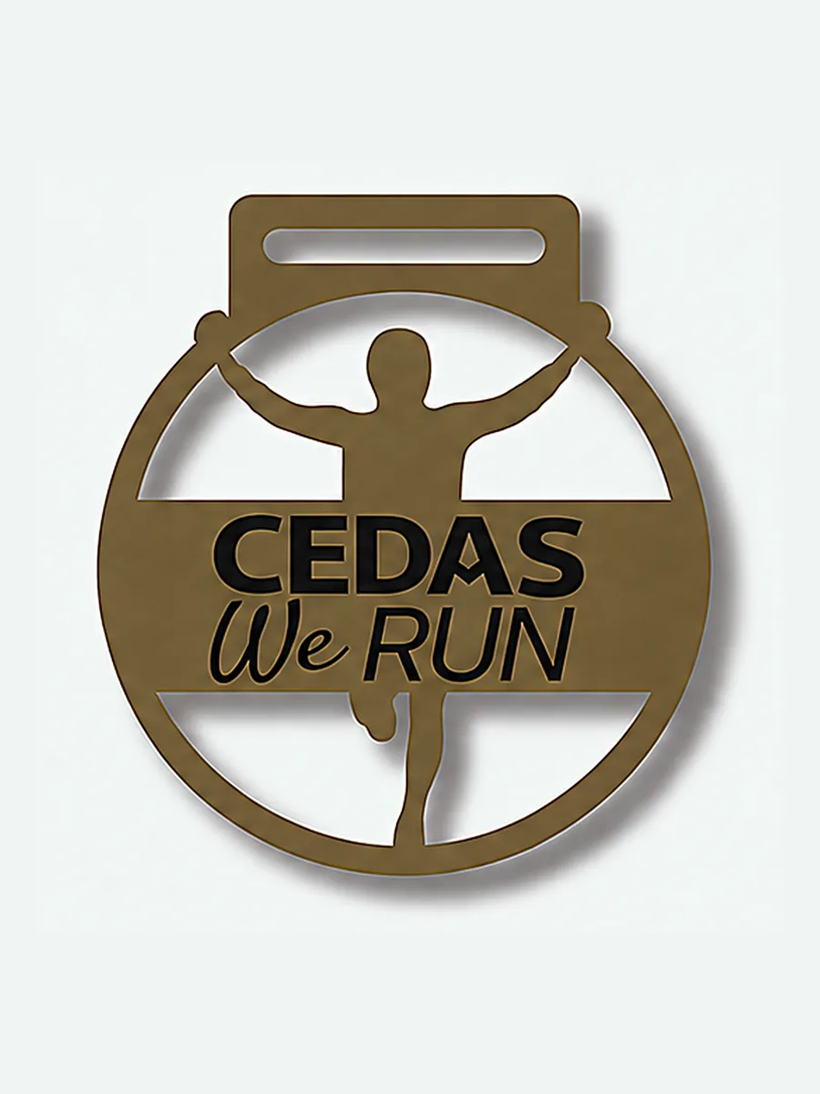 Medaglia finisher CEDAS We RUN 2026