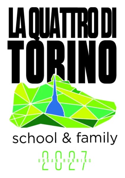 La Quattro di Torino logo, School & Family Run